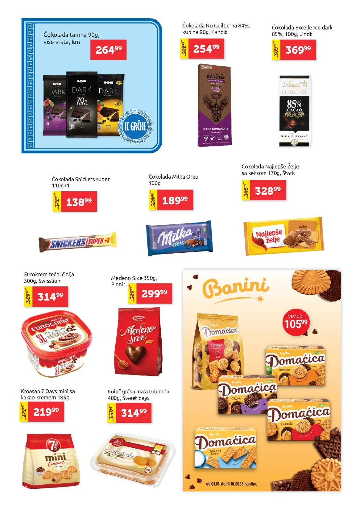 Super Vero katalog strana 16 – čokolade, keksi i slatkiši