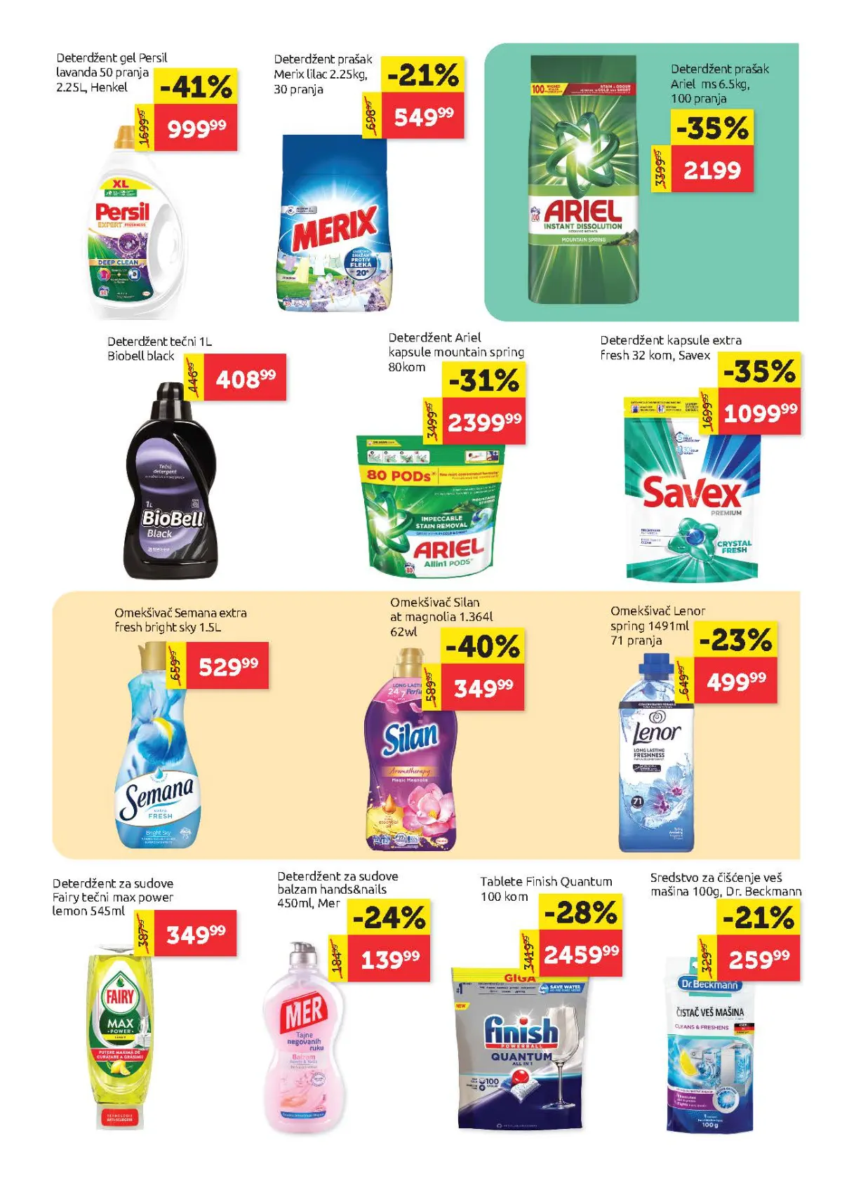 Super Vero katalog strana 23 – deterdženti i omekšivači