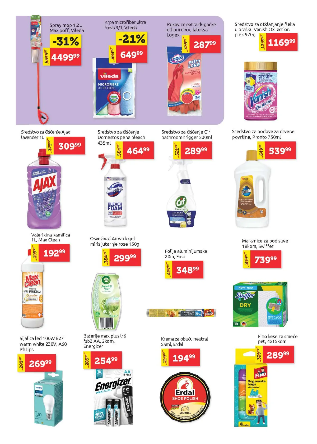 Super Vero katalog strana 24 – sredstva za čišćenje i kućna hemija