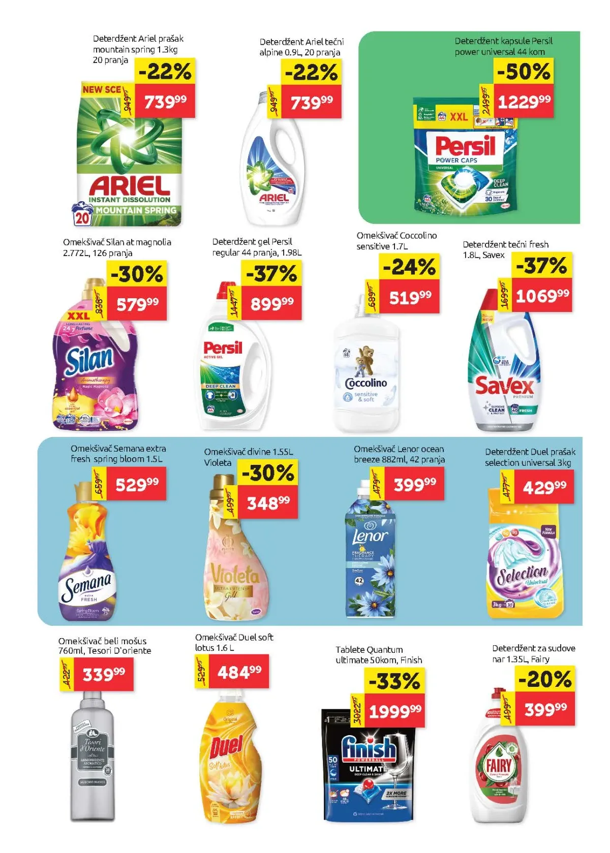 Super Vero katalog strana 23 – Ariel, Persil, Silan, Savex i Finish