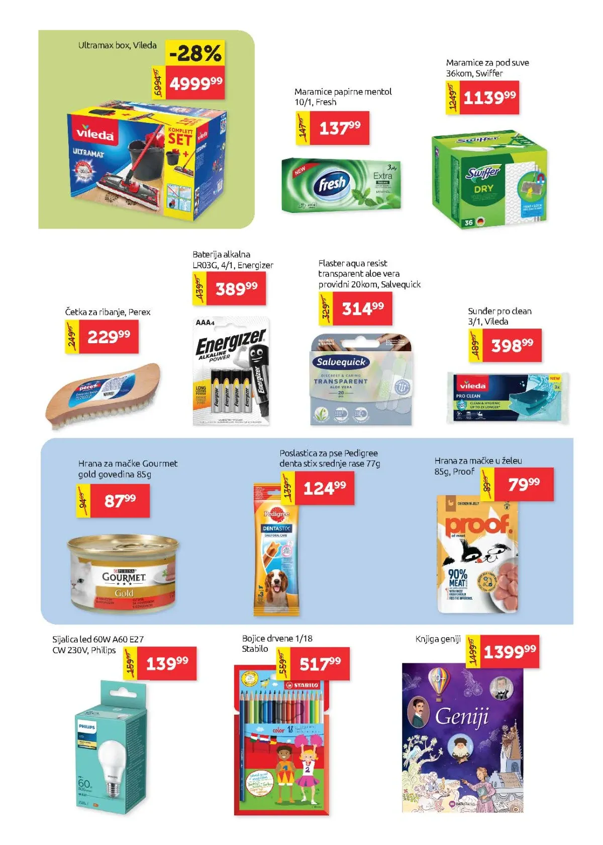Super Vero katalog strana 25 – Vileda, baterije, sijalice i proizvodi za kućne ljubimce