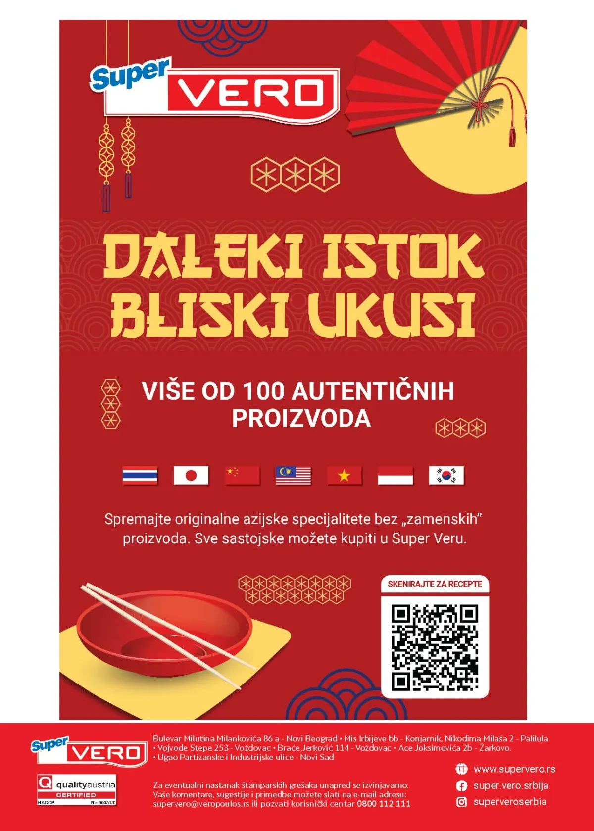 Super Vero Daleki istok bliski ukusi – više od 100 autentičnih azijskih proizvoda