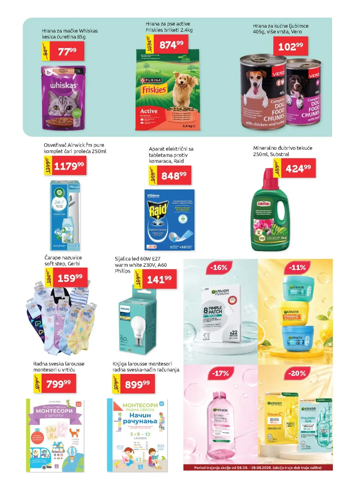 Super VERO katalog do 19.08.2026. – šamponi, sapuni, paste za zube i proizvodi za negu.