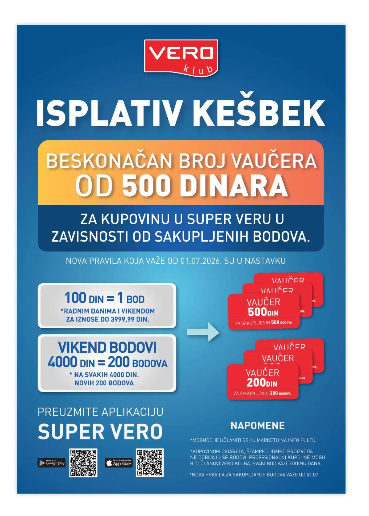 Super VERO katalog do 19.08.2026. – sezonski proizvodi i kućni asortiman.