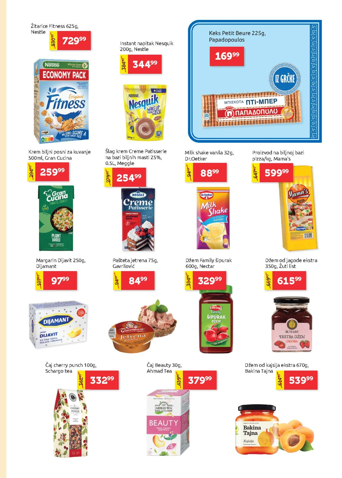 Super Vero katalog – žitarice, biljni proizvodi, paštete, džemovi i čajevi