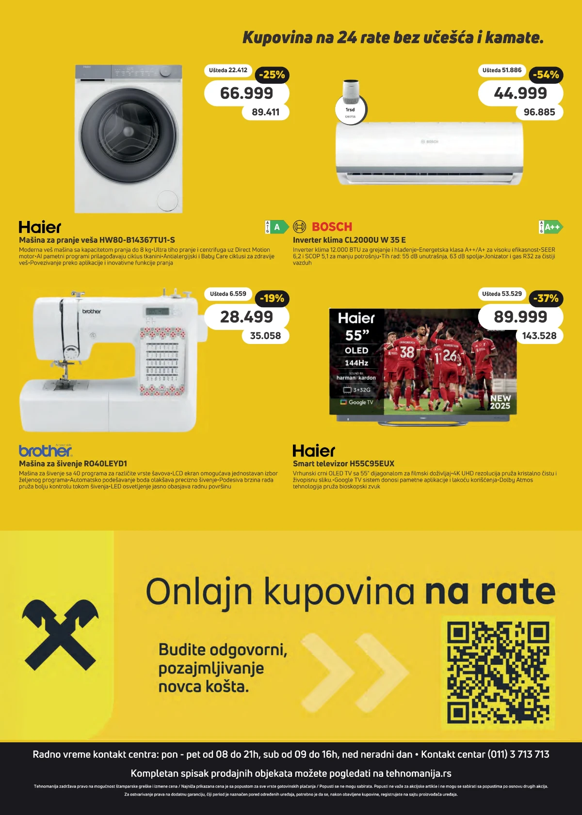 Tehnomanija katalog od 10.08. do 31.08.2026. – akcijska ponuda tehnike, kućnih aparata i elektronike, strana 24