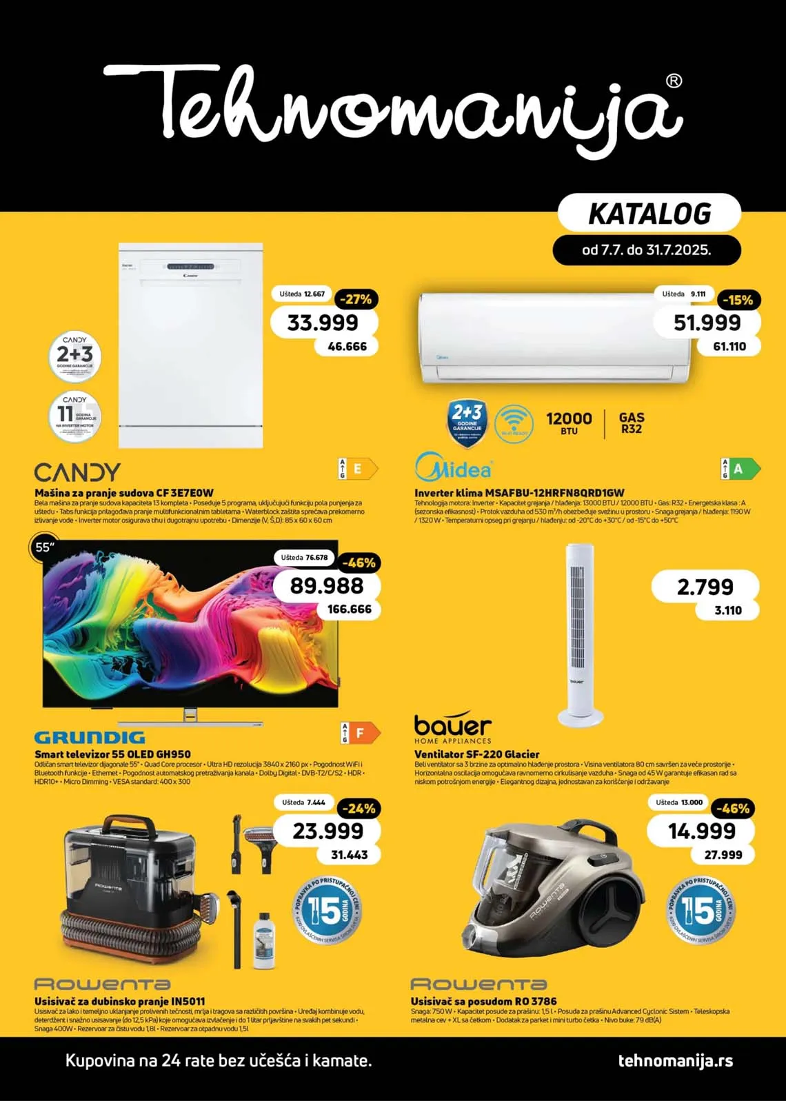Asortimanski katalog Tehnomanije