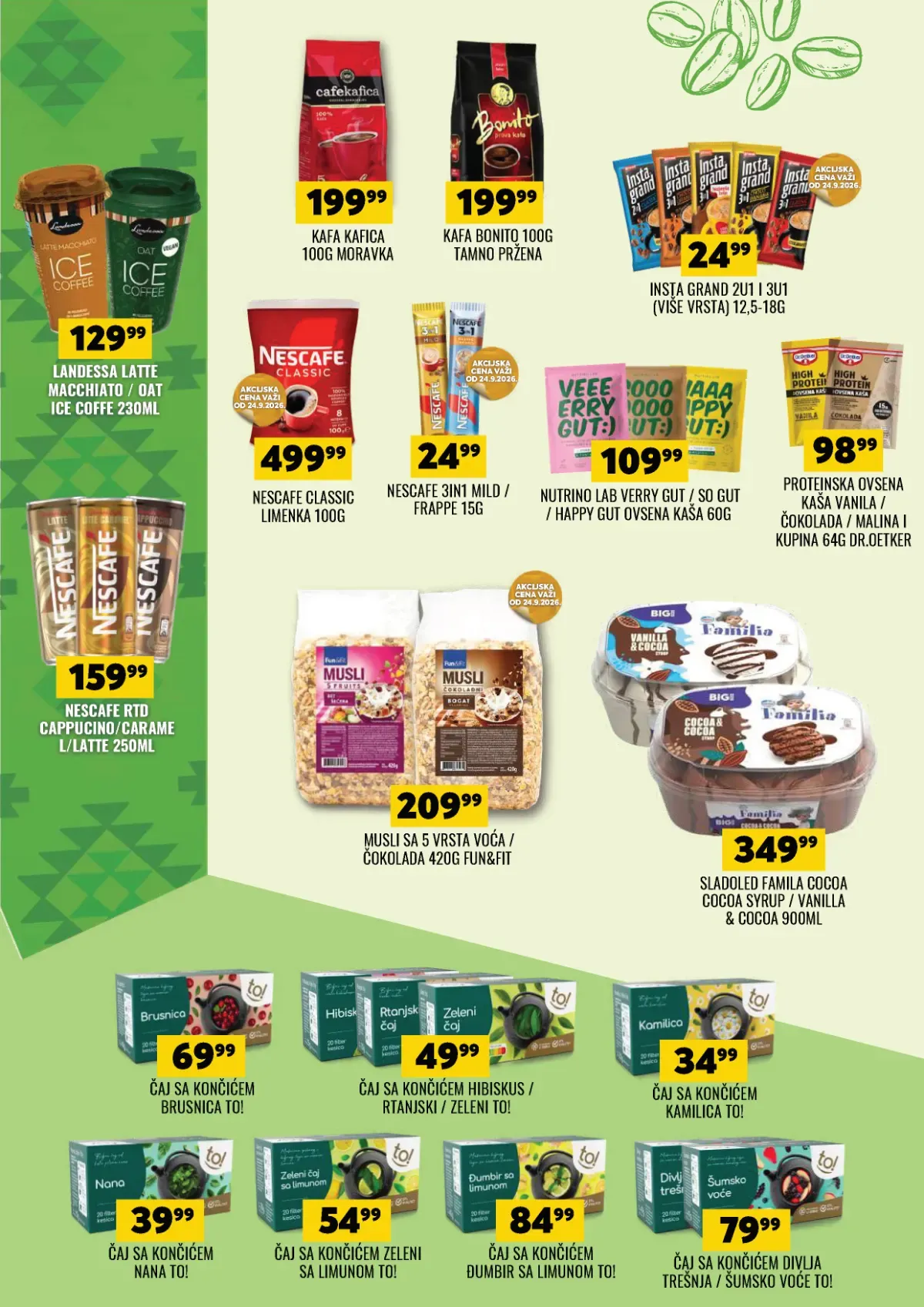 DTL Tekijanka katalog, strana 4 – kafa, instant napici i proizvodi za doručak