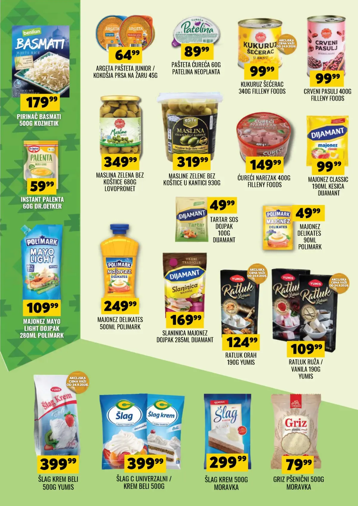 DTL Tekijanka katalog, strana 6 – paštete, pirinač, masline, majonez i sosovi