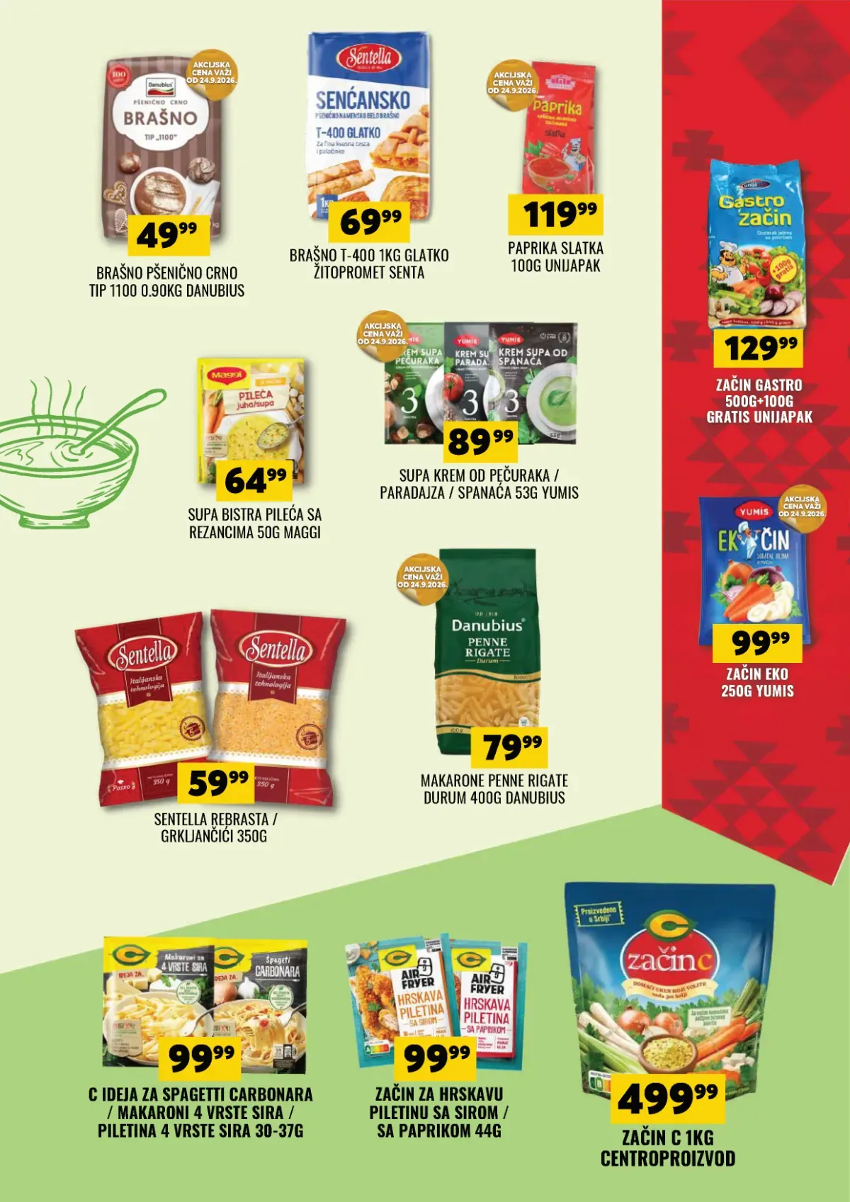 DTL Tekijanka katalog, strana 7 – brašno, začini, paprika i supe
