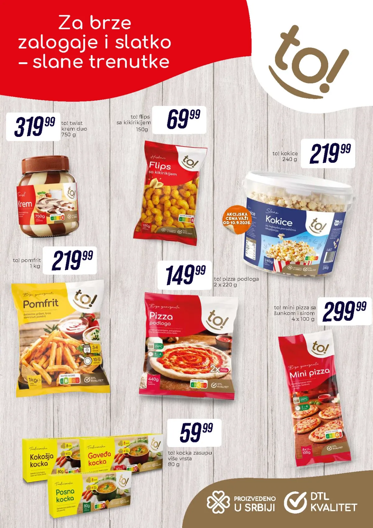 DTL Tekijanka katalog – to! proizvodi na akciji