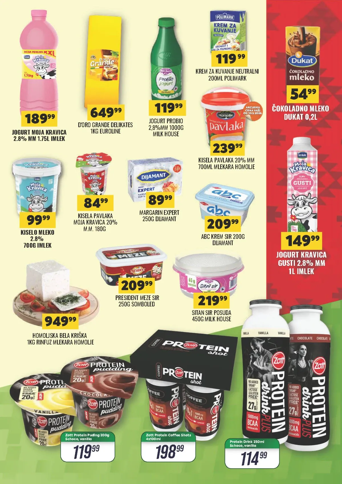 DTL Tekijanka katalog – mlečni proizvodi i sirevi na akciji