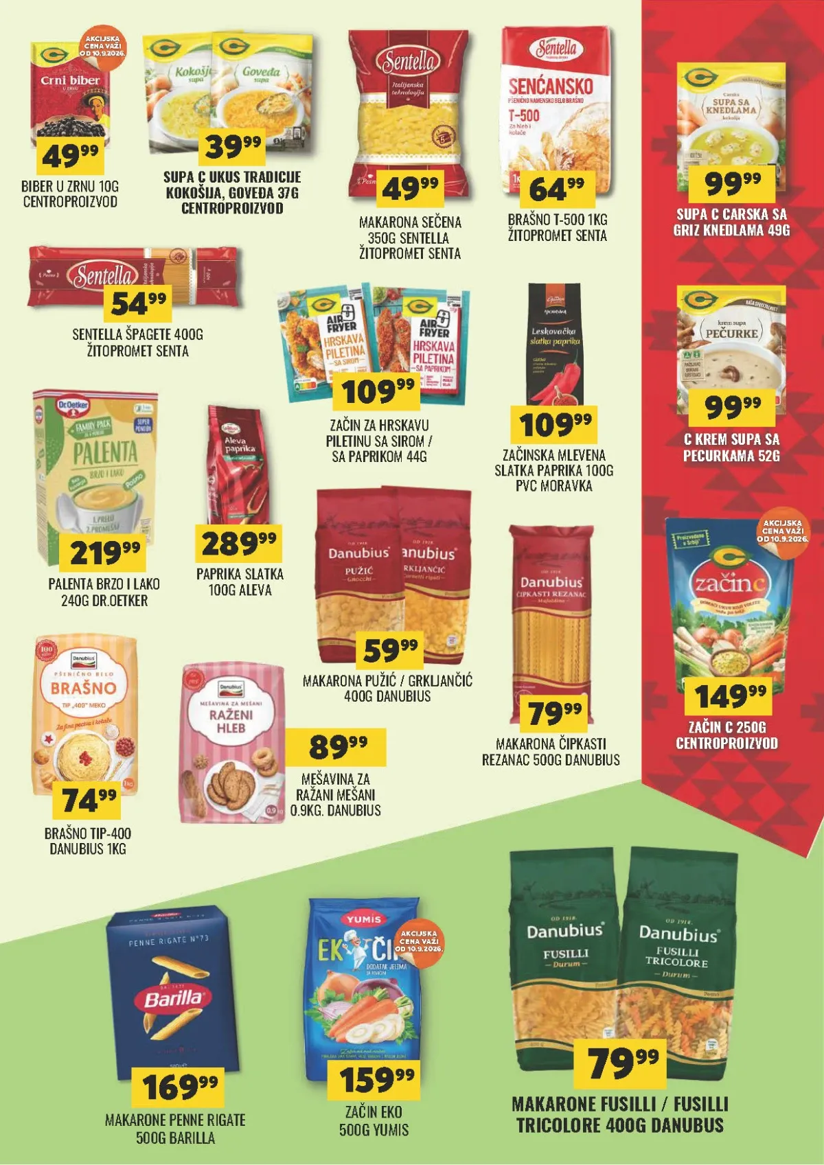 DTL Tekijanka katalog – testenina, brašno, začini i supe