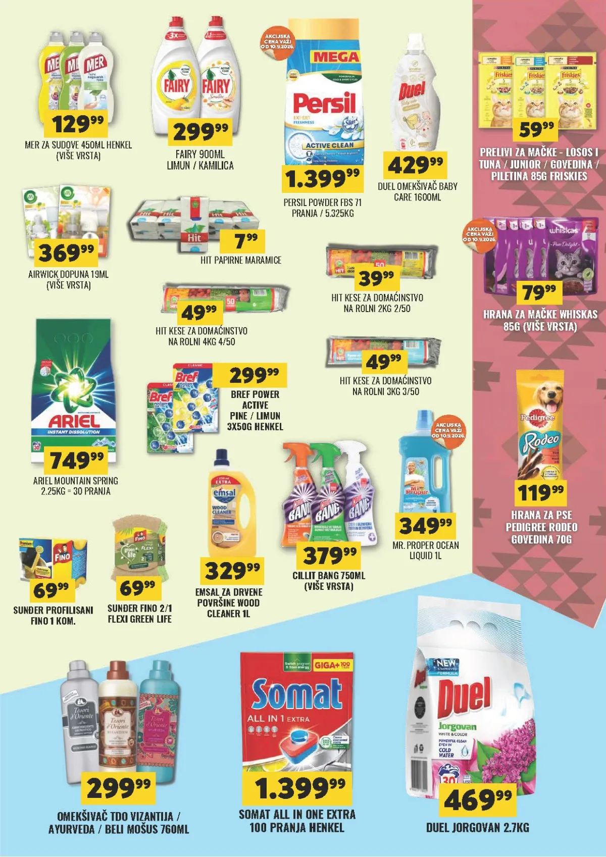DTL Tekijanka katalog – Persil, Somat, Ariel, Duel i sredstva za domaćinstvo
