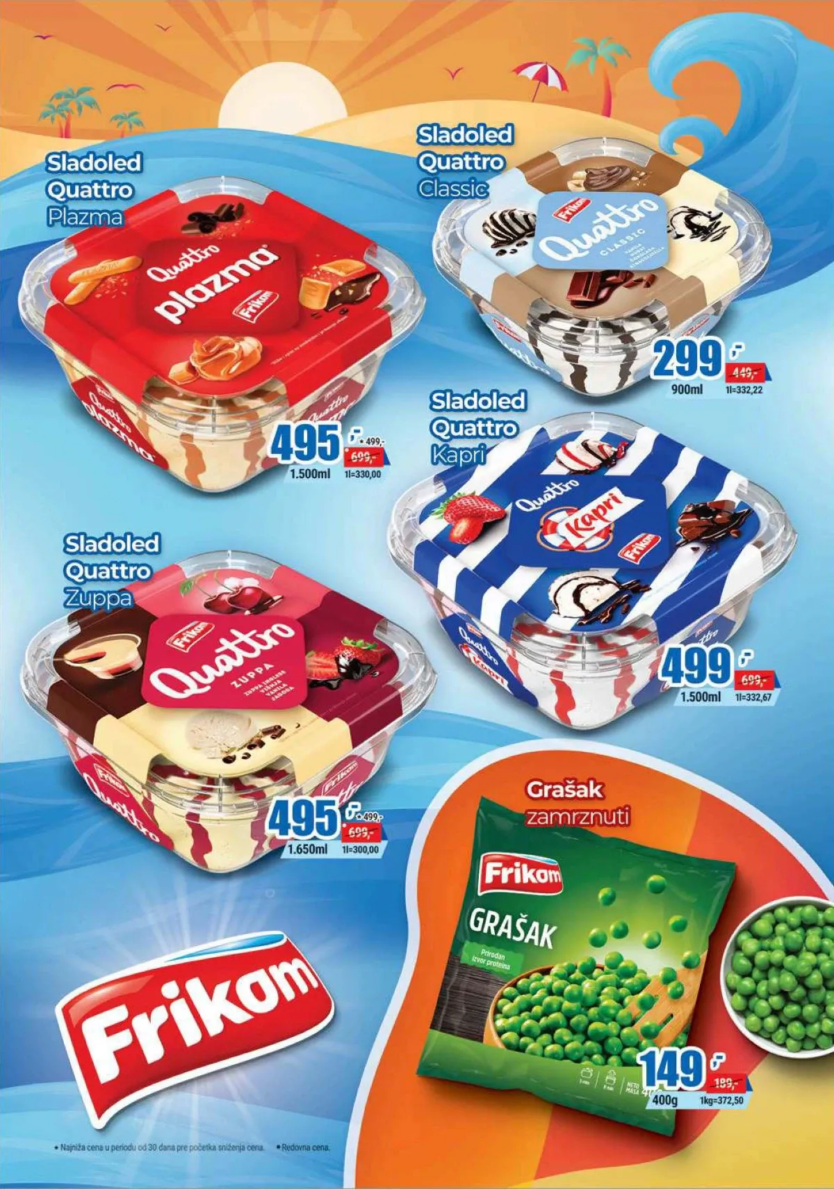 Trnava Promet katalog – Frikom sladoledi, smrznuto povrće i zamrznuti program