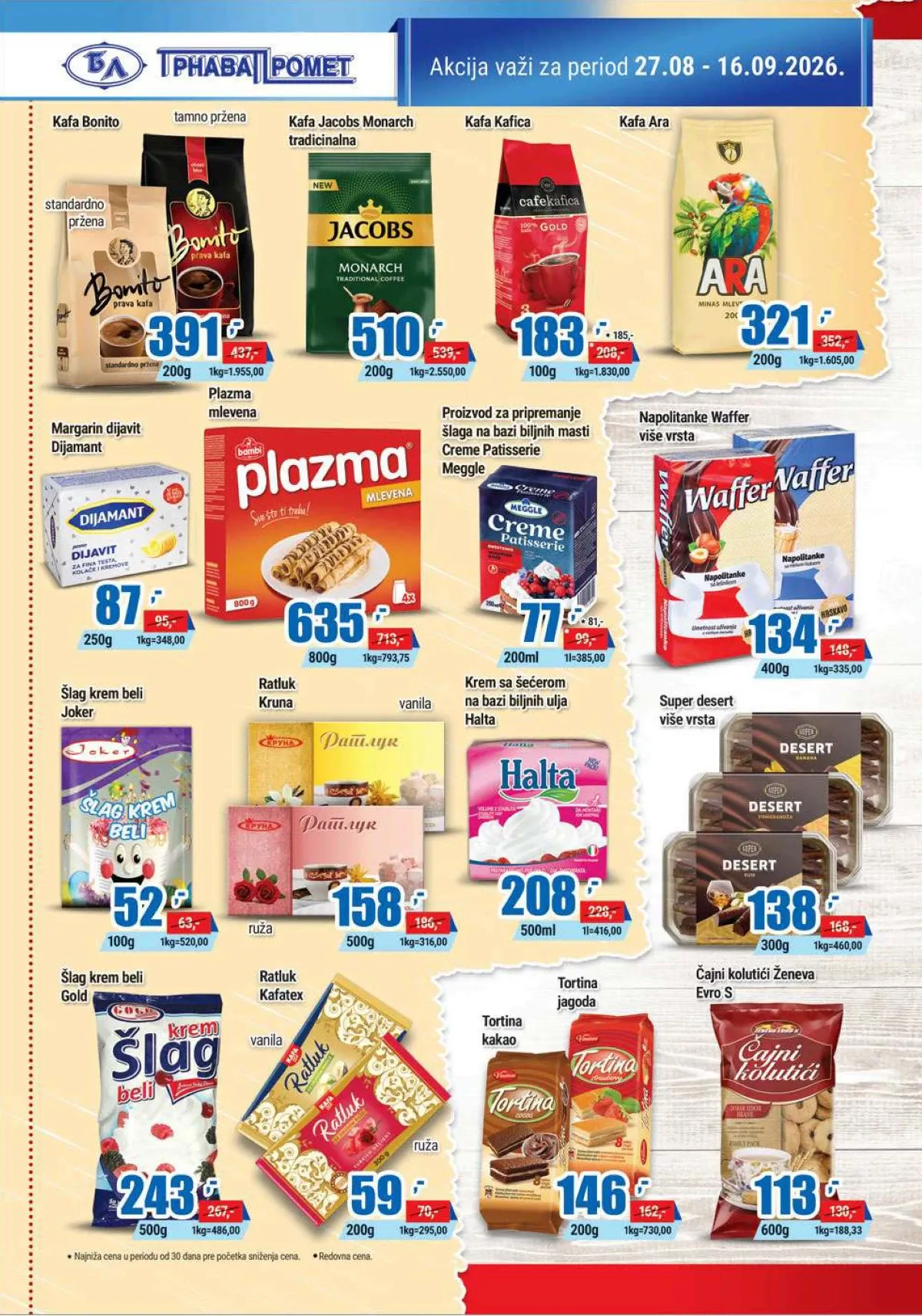 Trnava Promet katalog – keks, žitarice, slatkiši i proizvodi za doručak