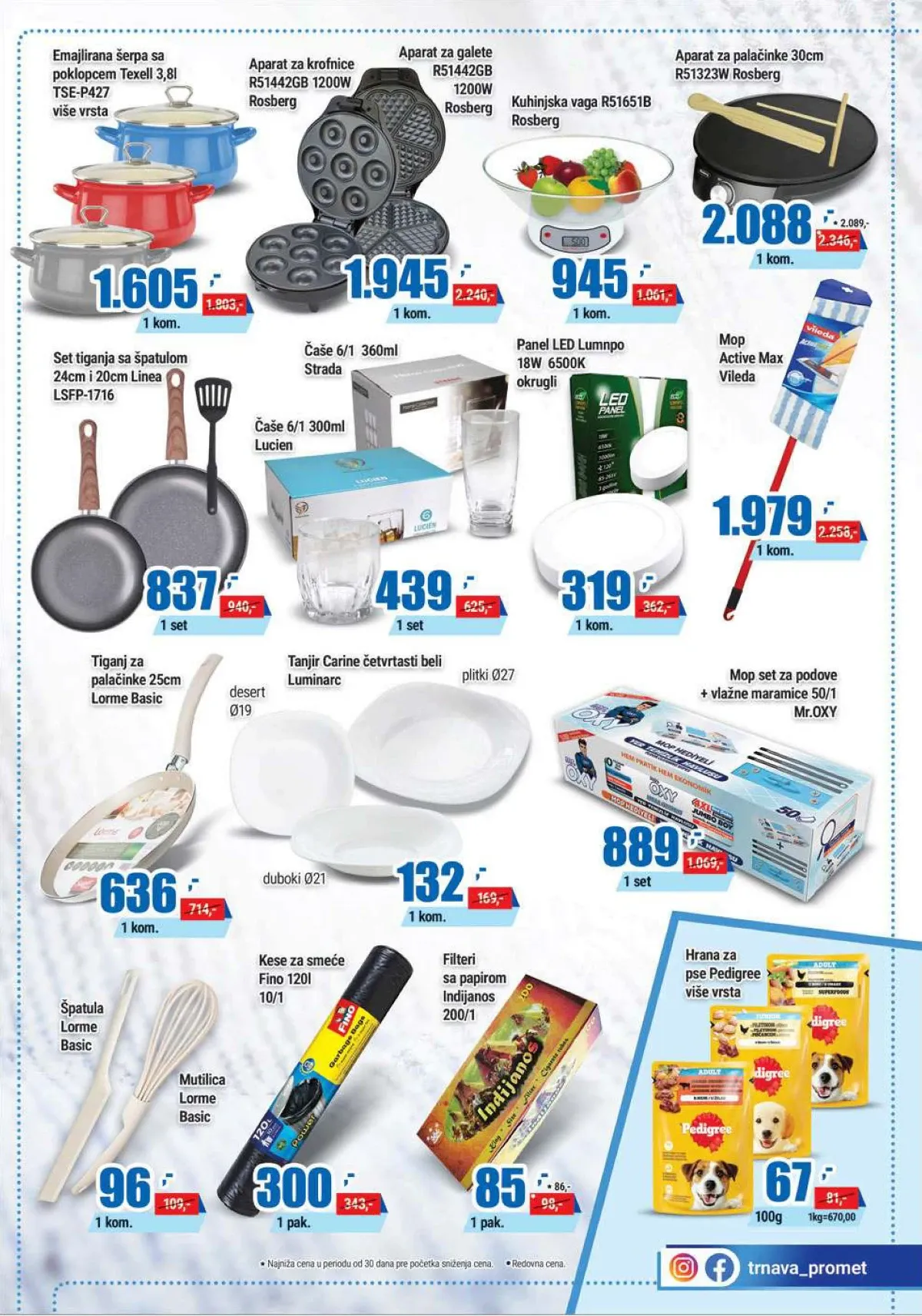 Trnava Promet katalog – posuđe, kuhinjski aparati, rasveta i proizvodi za domaćinstvo