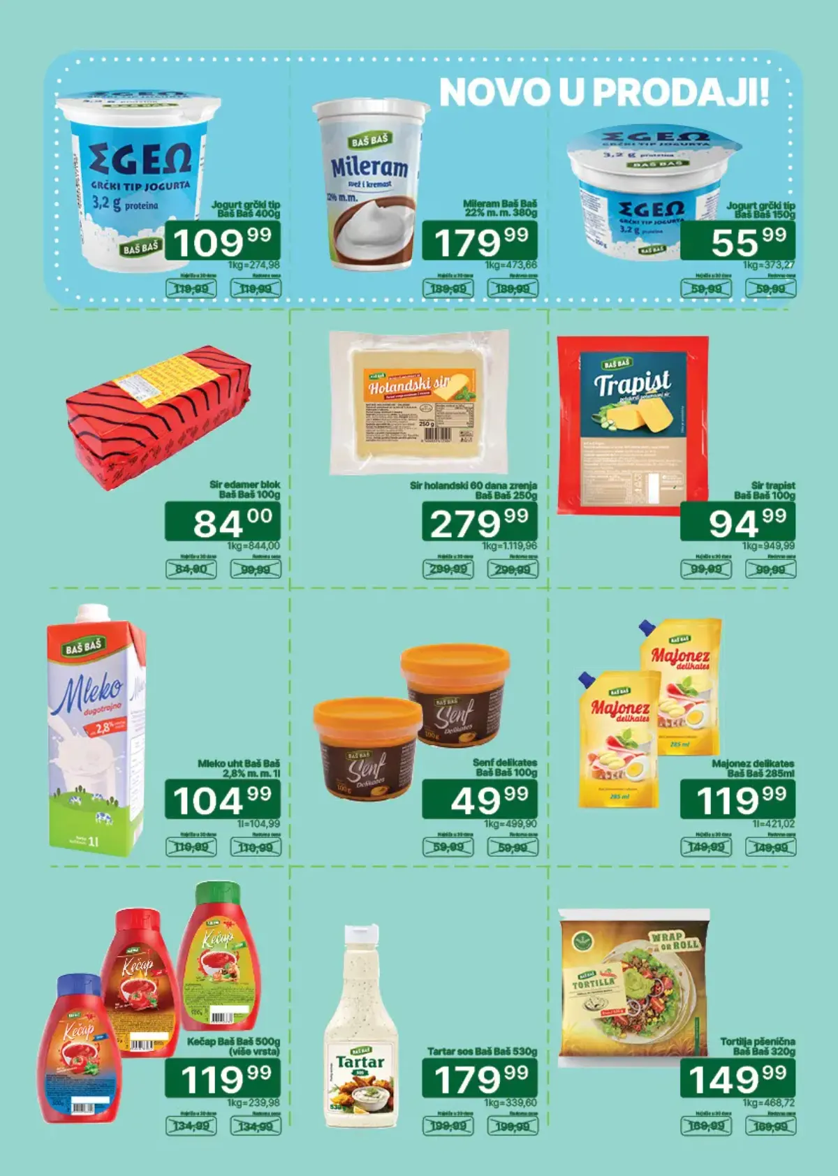 Univerexport katalog strana 5 – jogurt, mleko, sir, pavlaka i drugi mlečni proizvodi