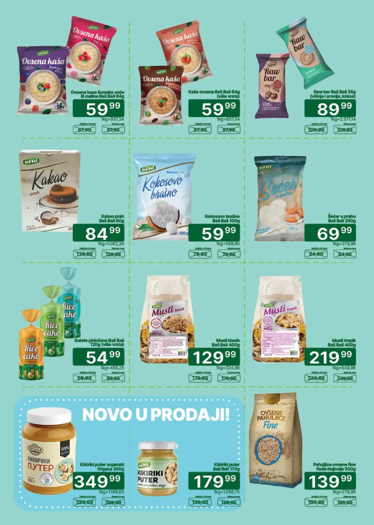 Univerexport katalog strana 8 – kafa, kakao, napici, čajevi i proizvodi za doručak