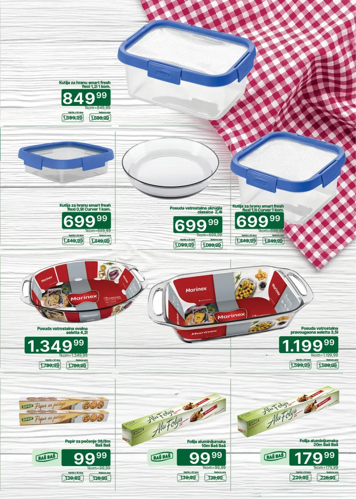 Univerexport Zimnica akcija, strana 11 – Smart Fresh kutije, vatrostalne posude, papir za pečenje i aluminijumska folija