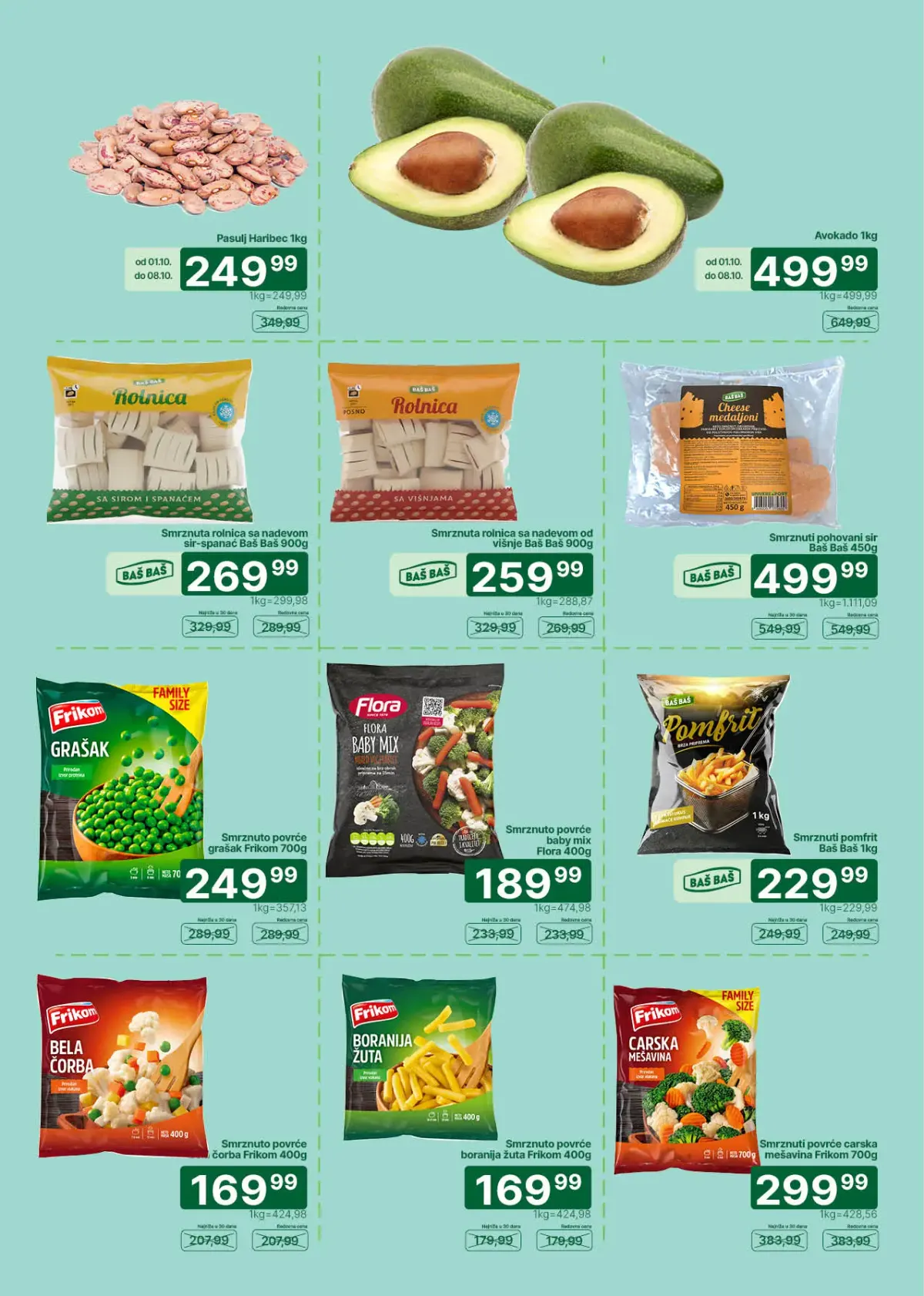 Univerexport katalog do 15.10.2026. – voće, povrće i zamrznuti proizvodi