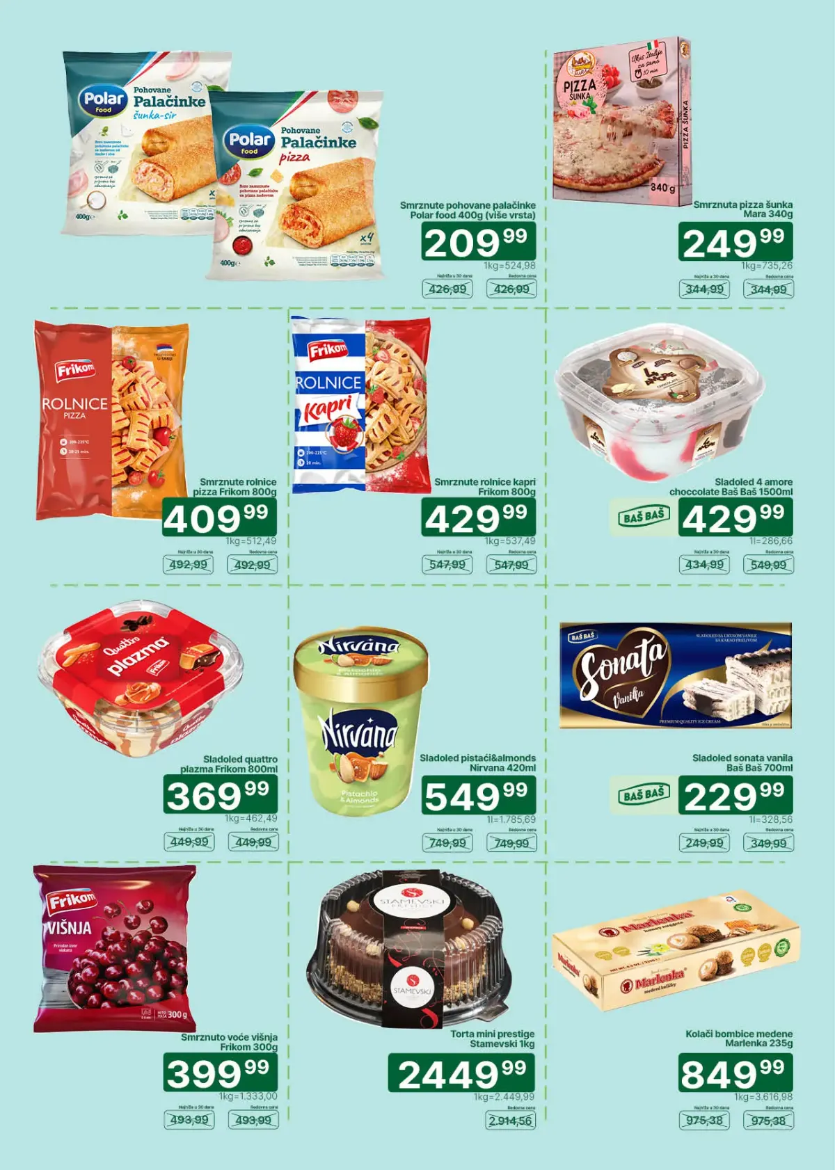 Univerexport katalog do 15.10.2026. – zamrznuta hrana i gotovi proizvodi