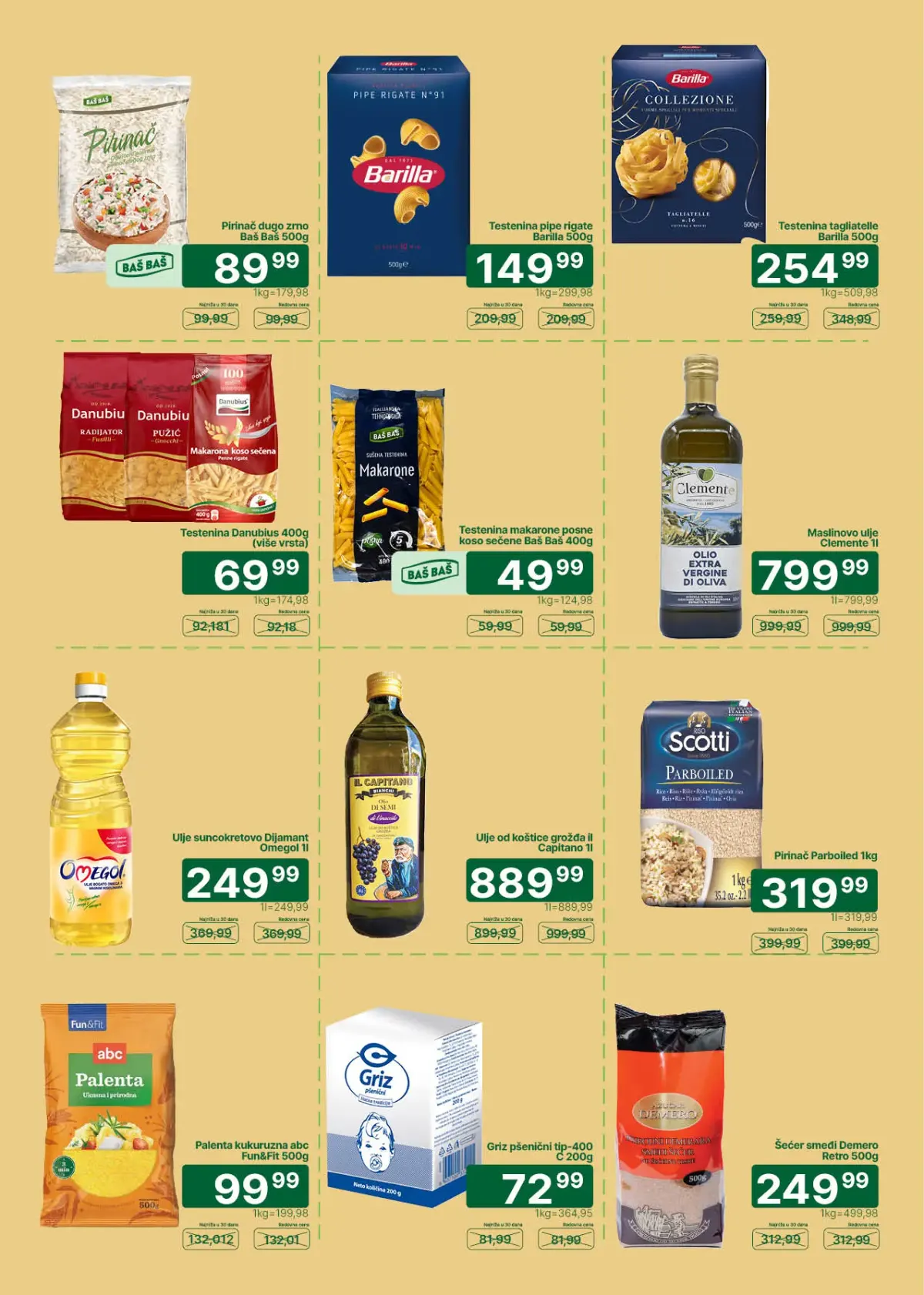 Univerexport katalog do 15.10.2026. – testenina, brašno i ulje