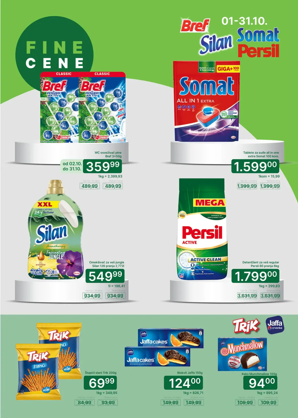 Univerexport katalog do 15.10.2026. – Persil, Silan, Somat i Bref