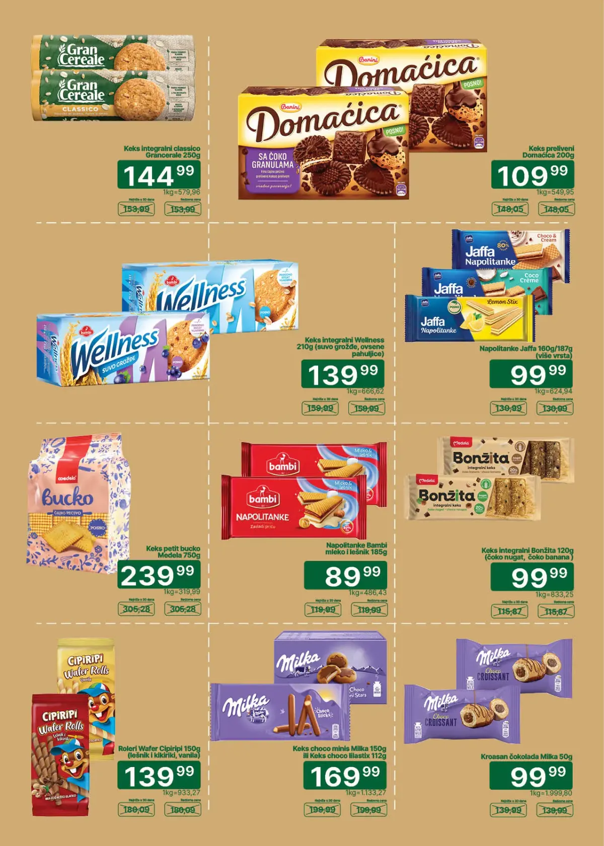 Univerexport katalog do 15.10.2026. – keks i slatki proizvodi