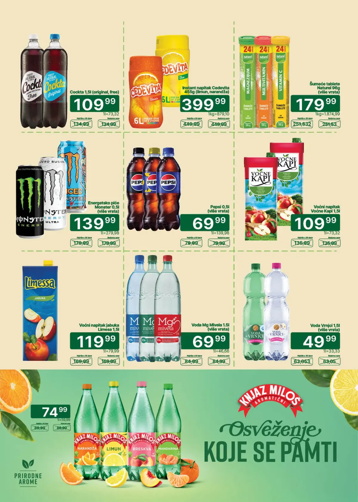 Univerexport katalog do 15.10.2026. – bezalkoholna pića