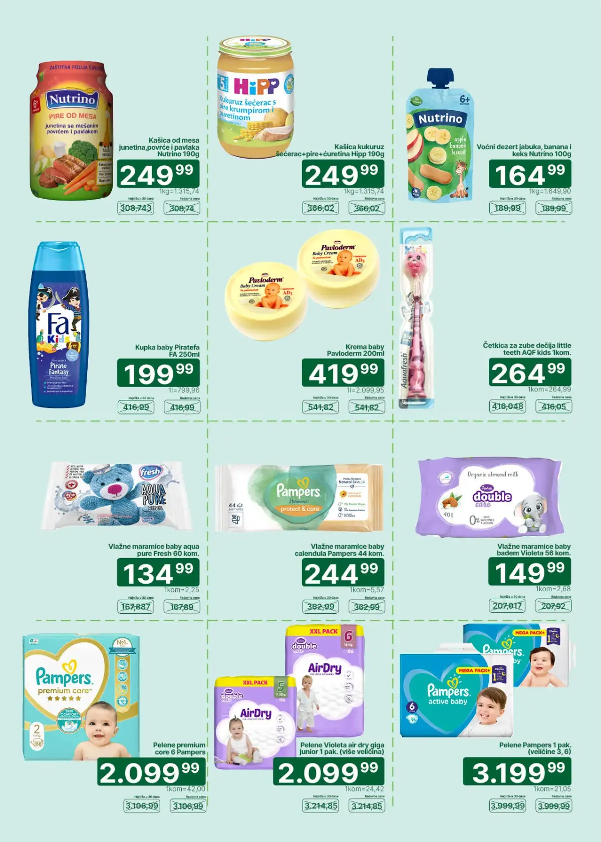 Univerexport katalog do 15.10.2026. – bebe, pelene i dečija nega