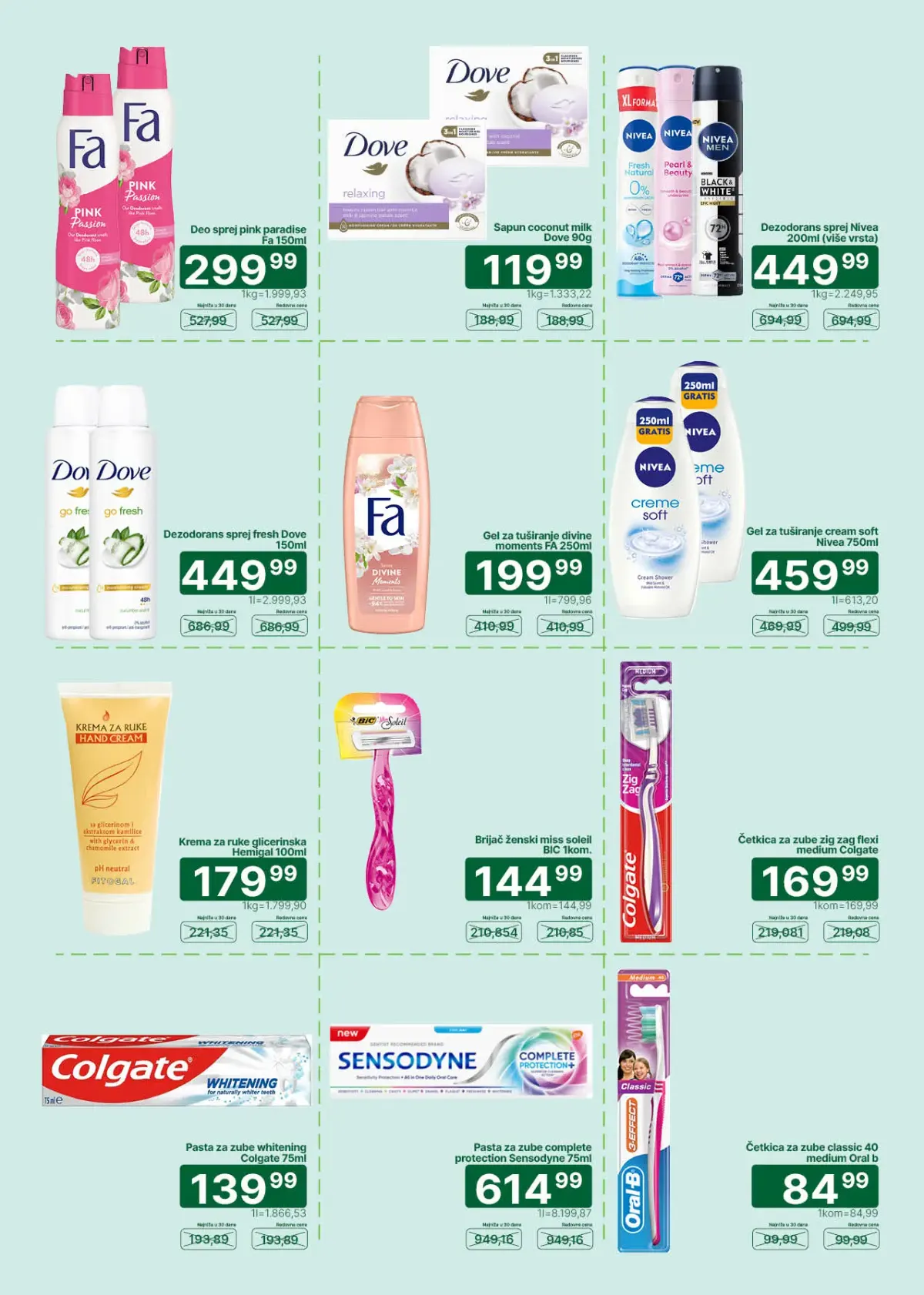 Univerexport katalog do 15.10.2026. – lična nega i oralna higijena