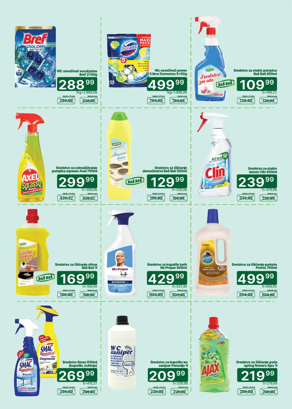 Univerexport katalog do 15.10.2026. – sredstva za čišćenje doma