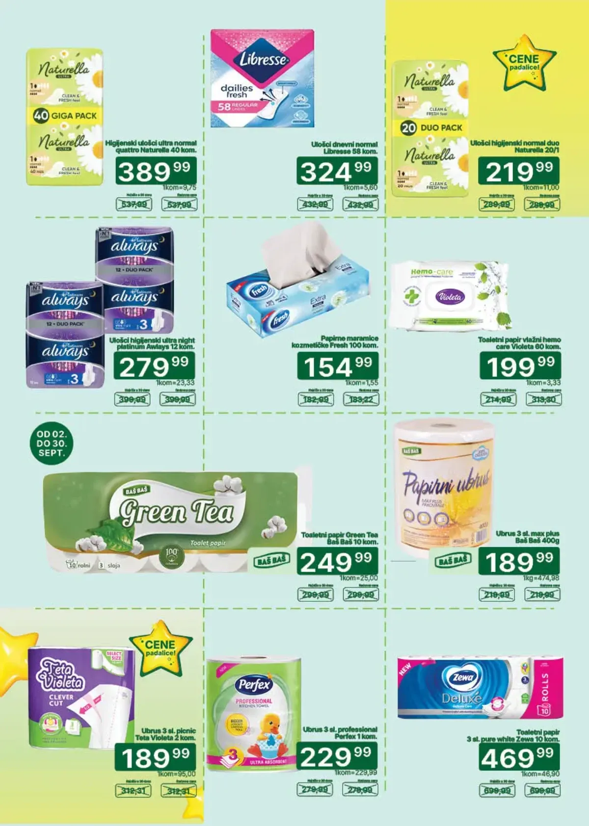 Univerexport katalog od 16.09. do 30.09.2026. – pregled akcijske ponude na stranici 30