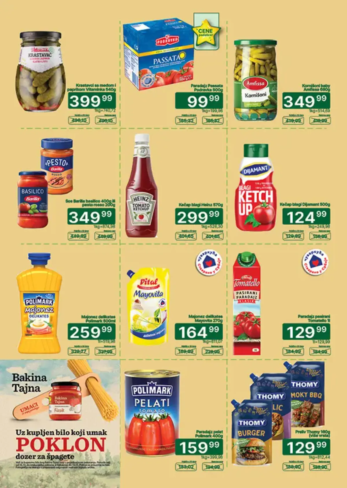 Univerexport katalog strana 14 – kiseli krastavci, kečap, majonez i zimnica