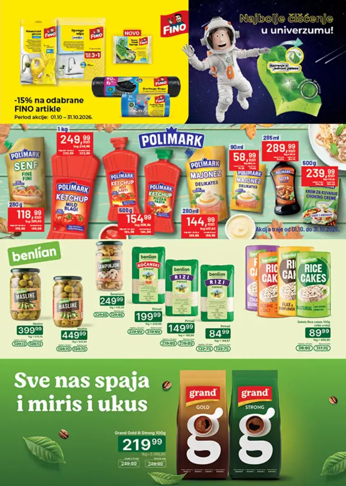Univerexport katalog strana 21 – Fino proizvodi, Benlian namirnice i porodična ponuda