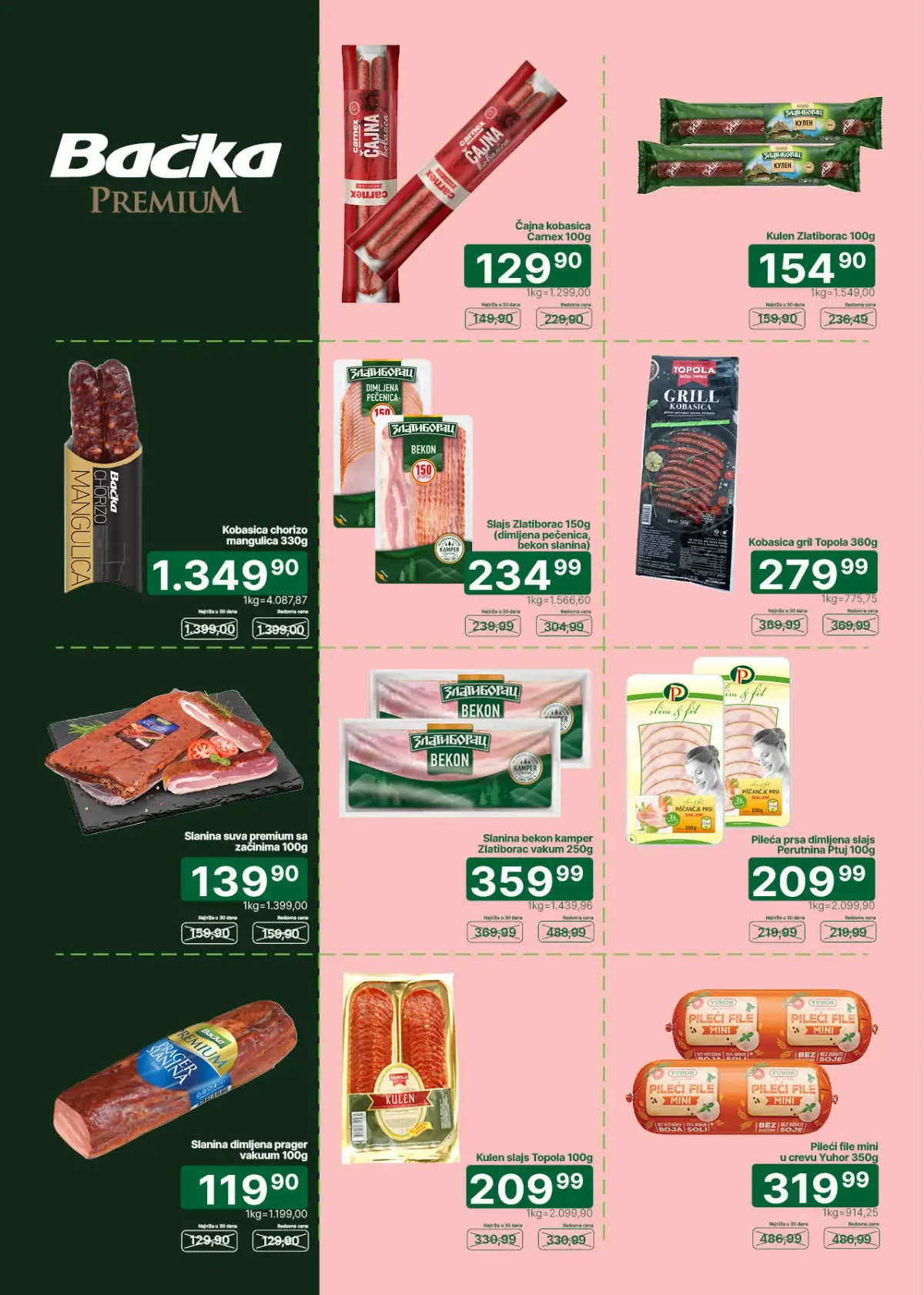 Univerexport katalog strana 5 – Bačka Premium mesni delikatesi i suhomesnati proizvodi