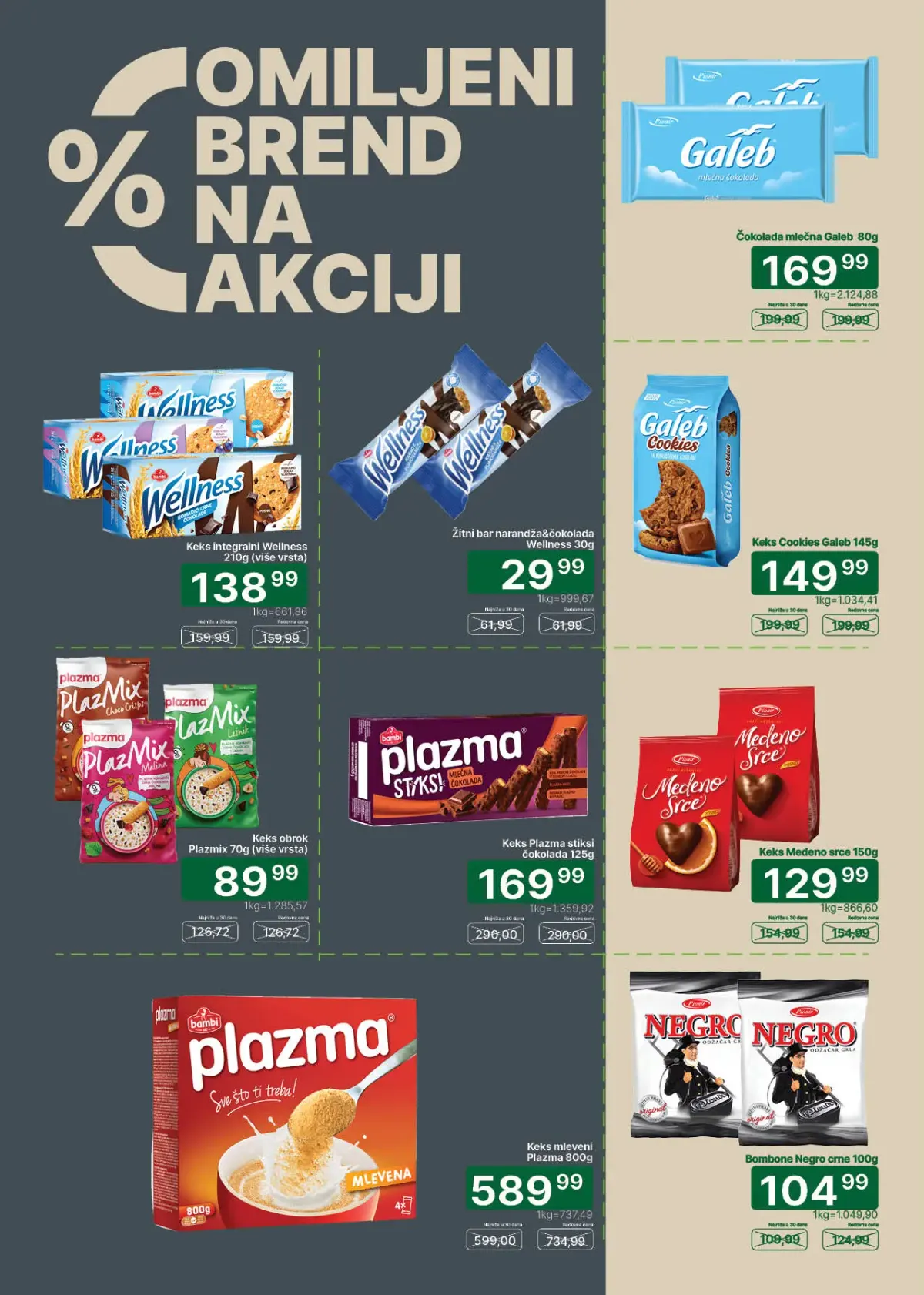 Univerexport katalog strana 24 – Galeb, Wellness, Plazma i čokoladni proizvodi