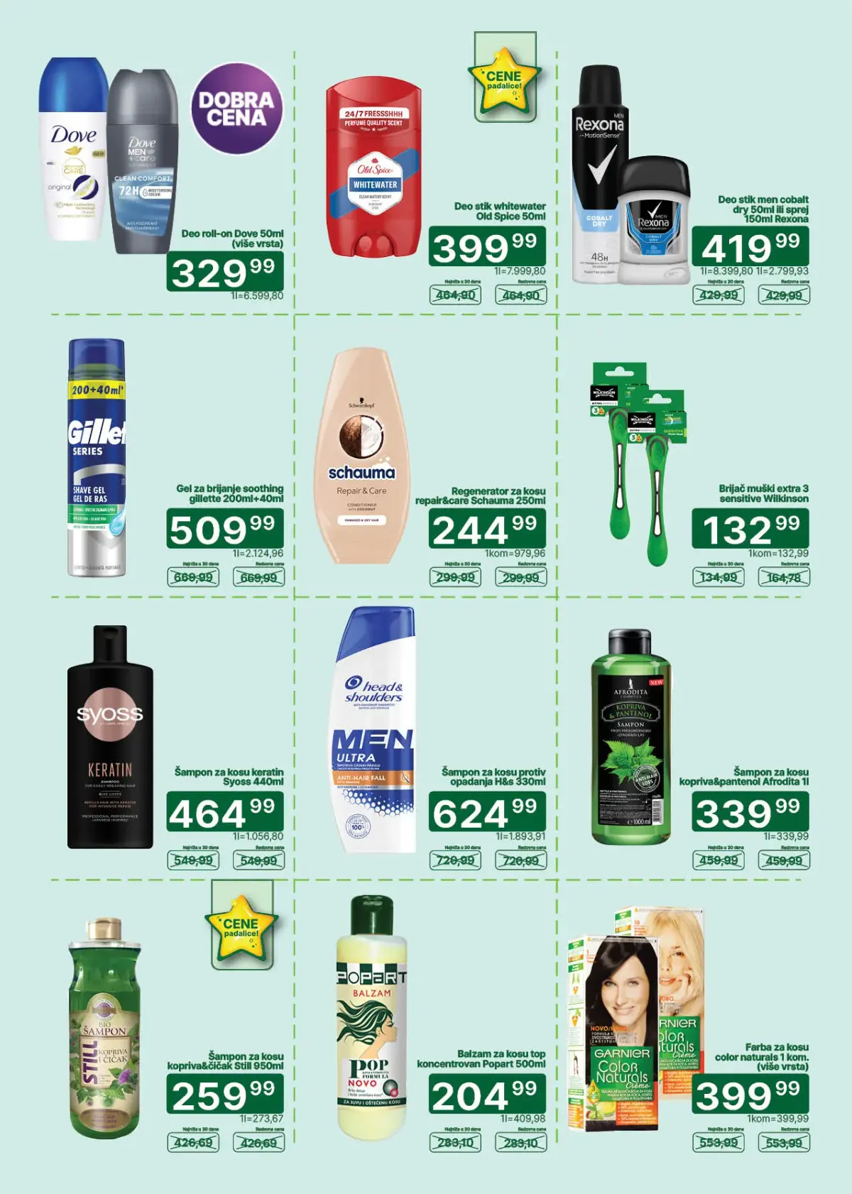 Univerexport katalog strana 27 – Dove, Rexona, Gillette, dezodoransi i kozmetika