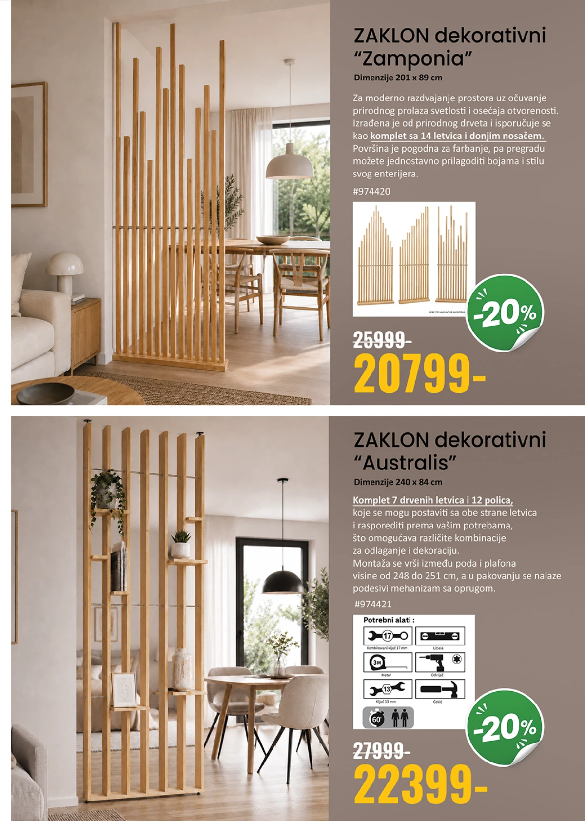 Uradi Sam katalog strana 7 – drveni dekorativni zakloni