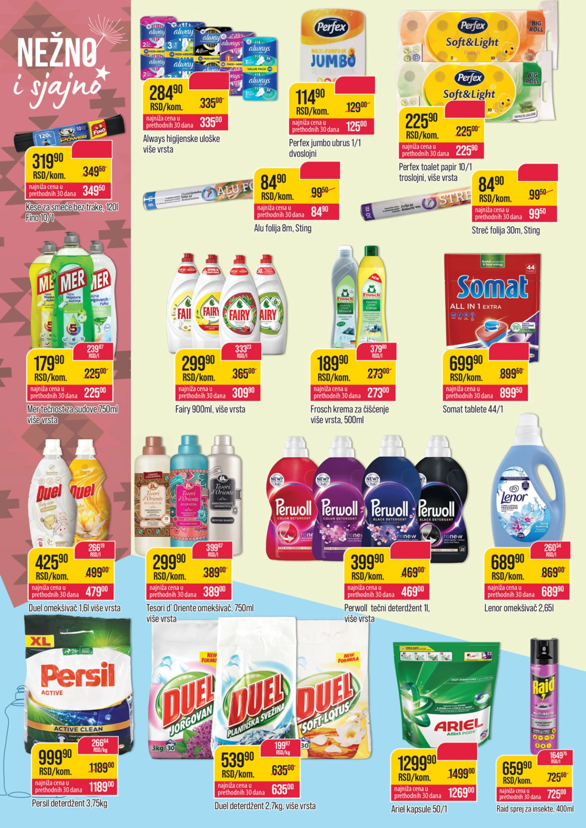 DTL Zlatan Trag katalog do 24.08.2026. – Persil, Ariel, Fairy, Lenor i kućna hemija