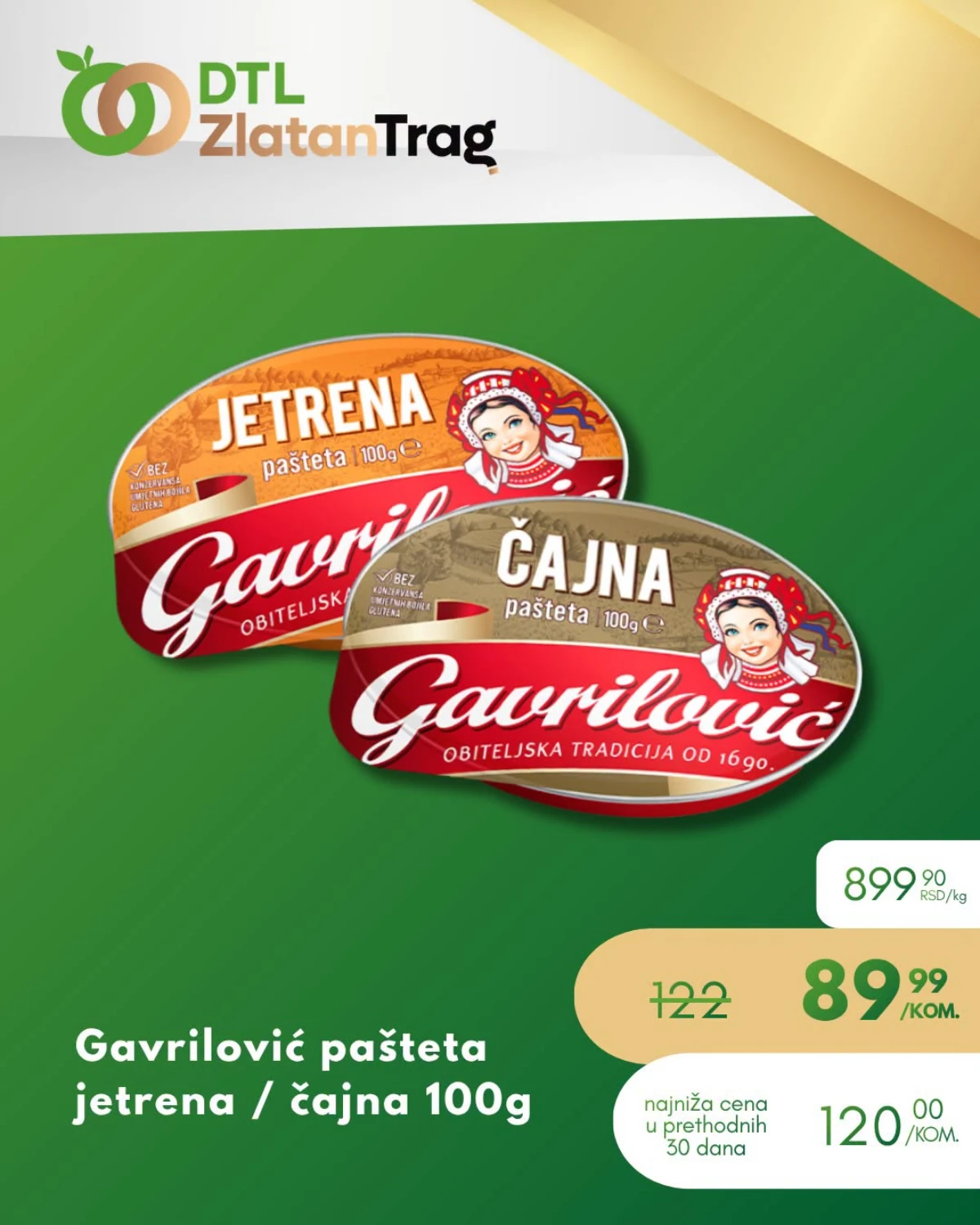 DTL Zlatan Trag katalog strana 3 – grickalice, slatkiši i prehrambeni proizvodi na akciji